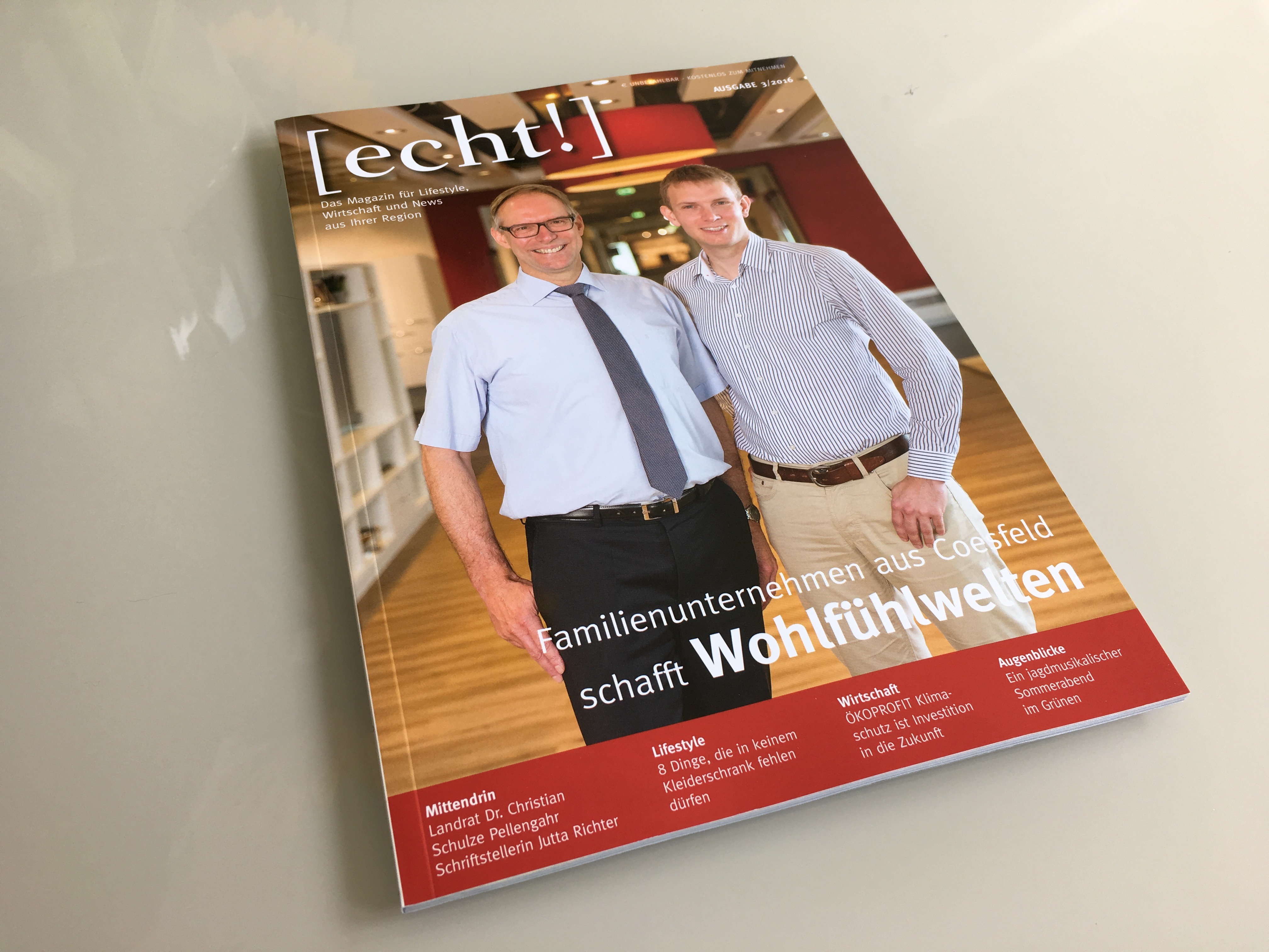 Echt Magazin Coesfeld Titelstory