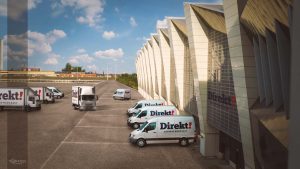 Fotomontage LKW HAlle